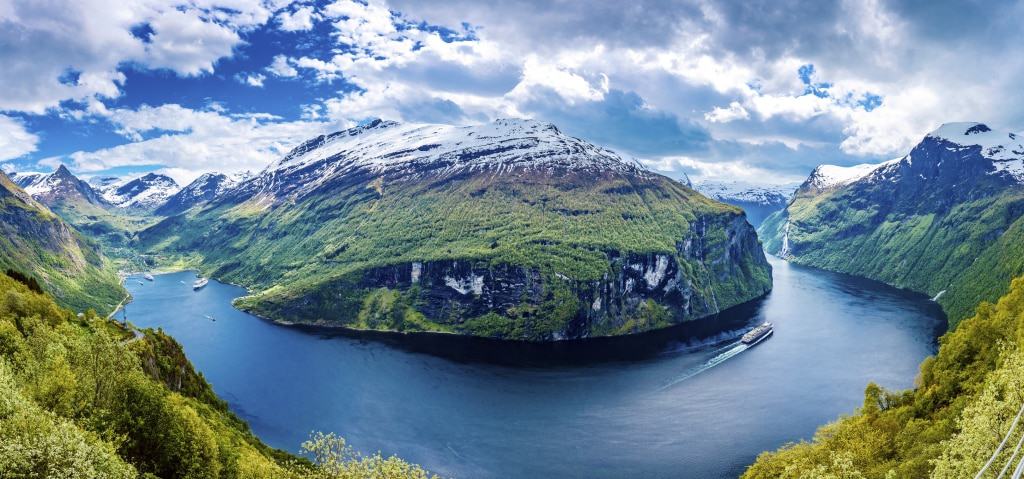 Geiranger fjord, Noorwegen