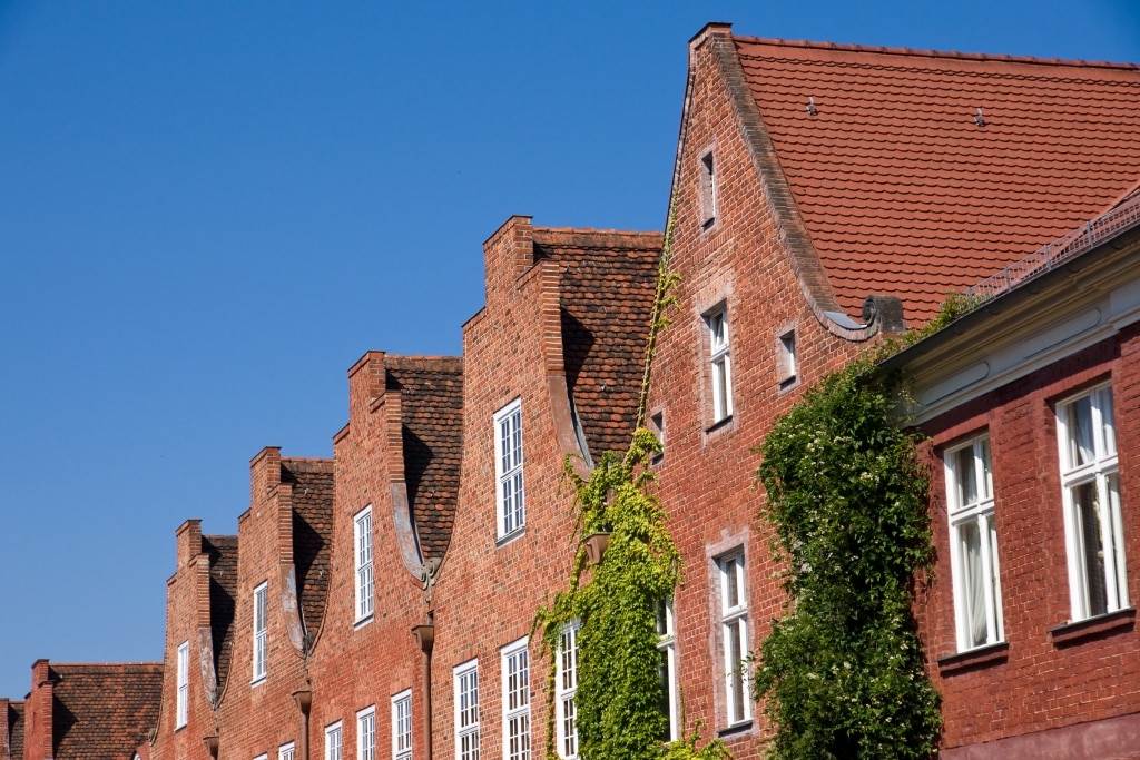 hollandse wijk berlijn duitsland Huizen in de Hollandse wijk in Postdam, Berlijn, Duitsland