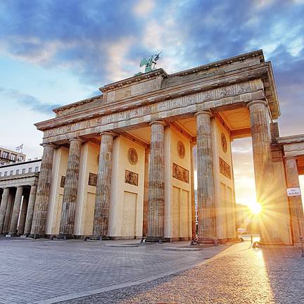 De Brandenburger Tor in Berlijn, Duitsland
