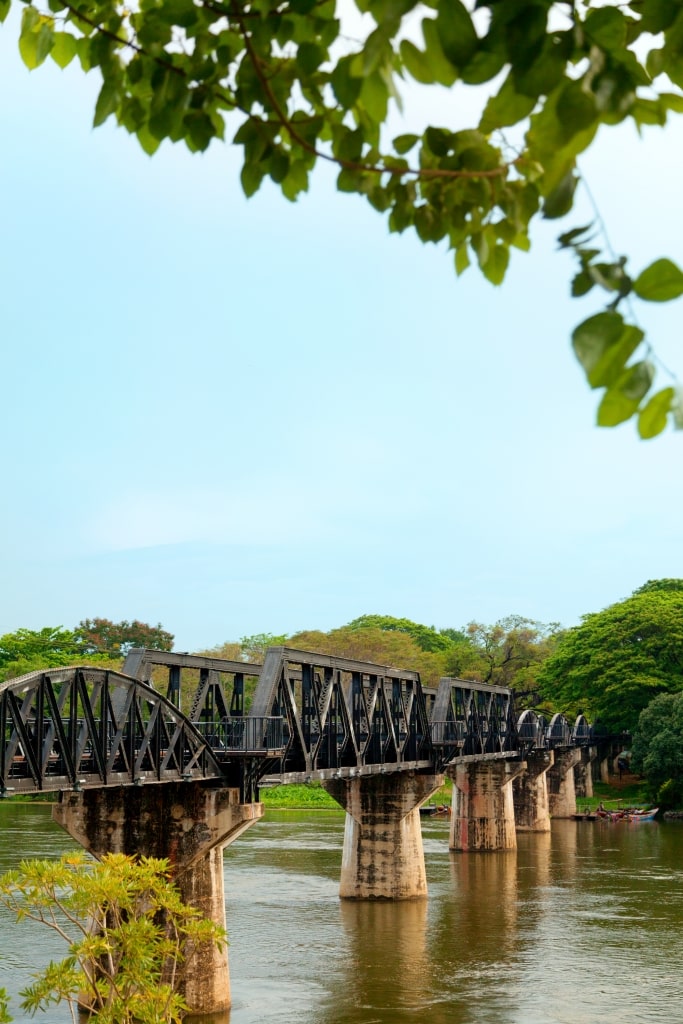 Bridge on the River Kwai in Thailand