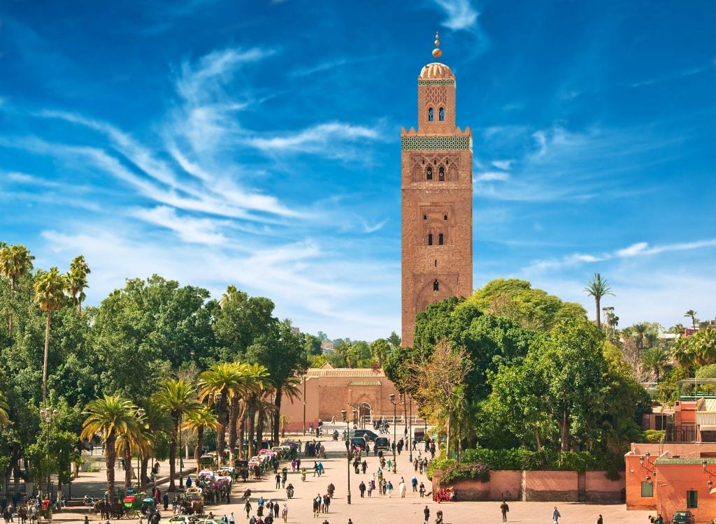 Centrale plein van Marrakech, Marokko