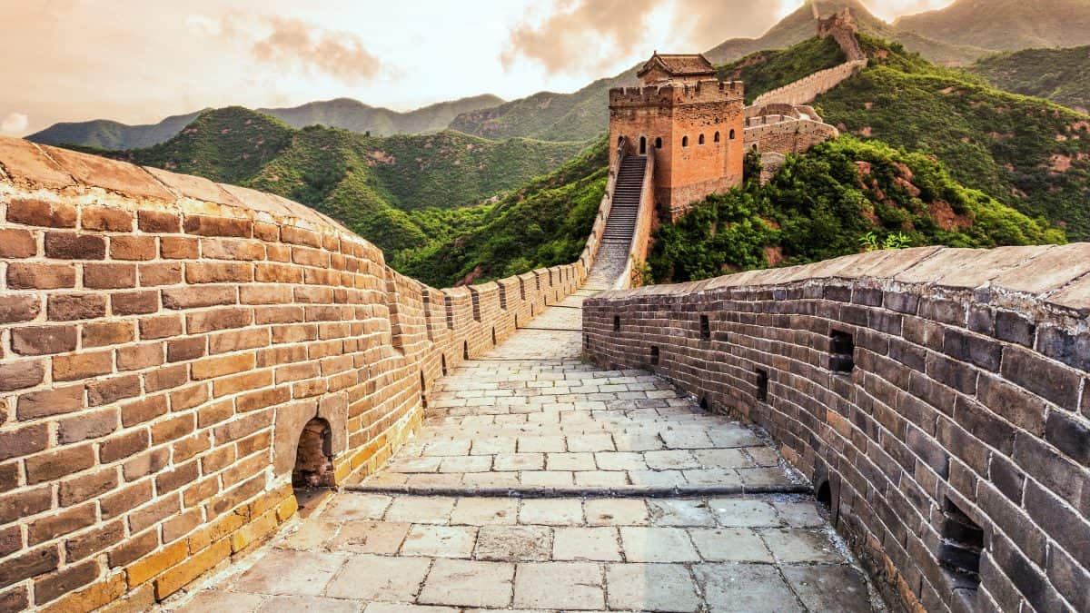 Chinese muur in China