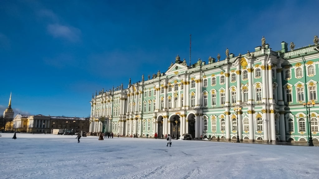 hermitage sint petersburg rusland Hermitage in Sint-Petersburg, Rusland