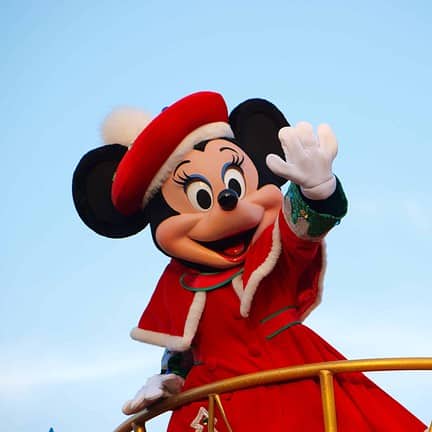 Minnie Mouse in Disneyland, Parijs, Frankrijk