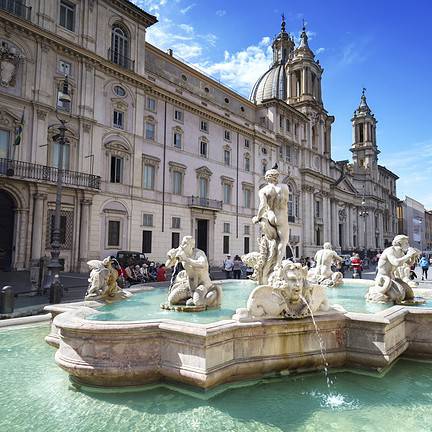 Trevi fontein in Rome, Italië