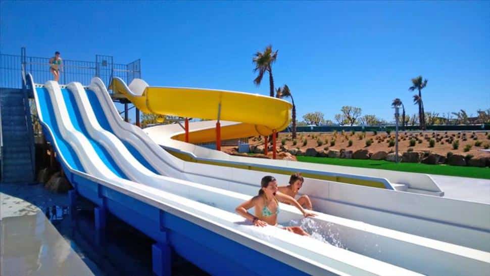 glijbanen camping resort els pins malgrat de mar spanje Glijbanen op Camping Resort Els Pins in Malgrat de Mar, Spanje