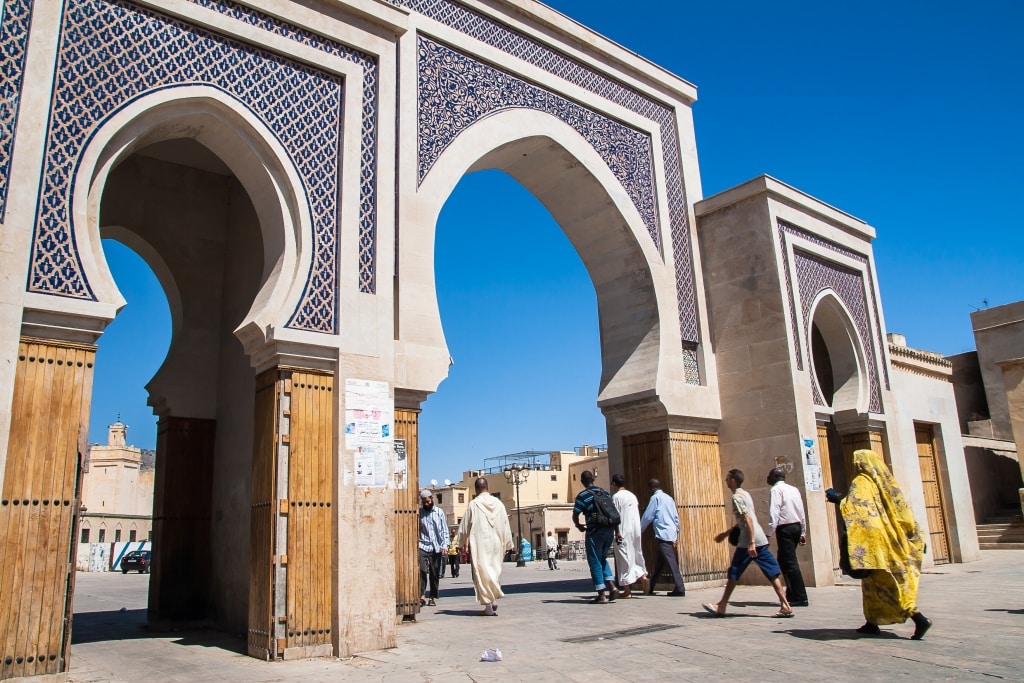 poort medina bab rcif fez marokko Poort Bab Rcif in Fez, Marokko