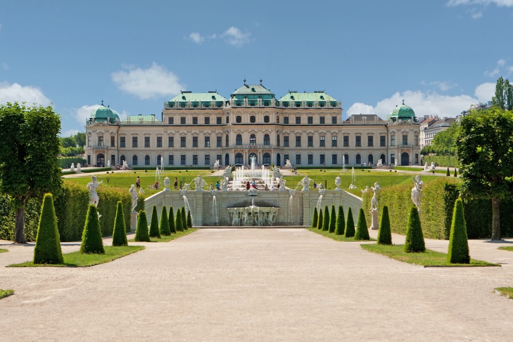 slot belvedere wenen oostenrijk Slot Belvedere in Wenen, Oostenrijk