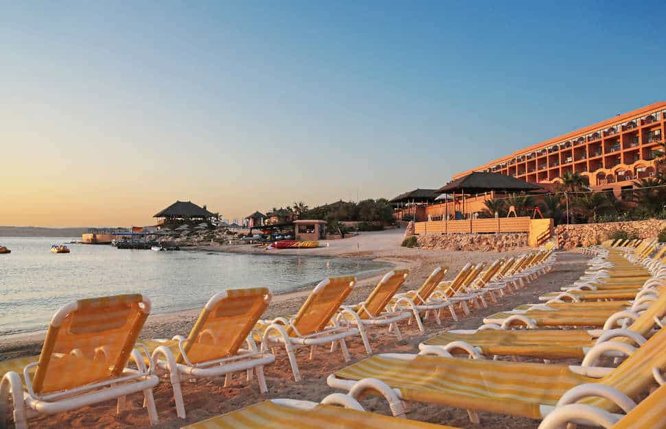 Strand van Ramla Bay Resort