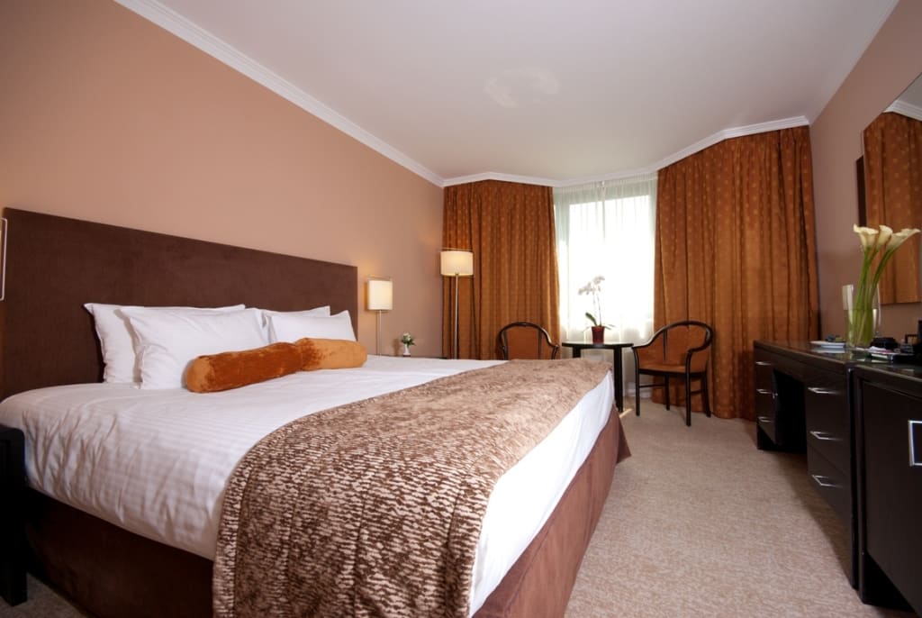 superior kamer aquincum hotel boedapest hongarije Superior kamer in The Aquincum Hotel in Boedapest, Hongarije