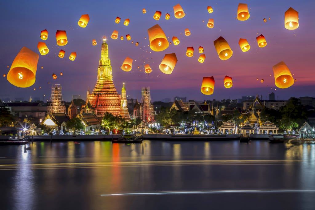 Ballonnen in Bangkok, Thailand