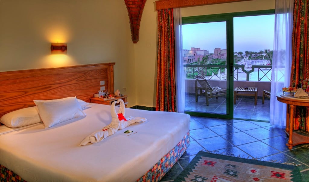 Hotelkamer van Akassia Swiss Resort in Marsa Alam, Egypte