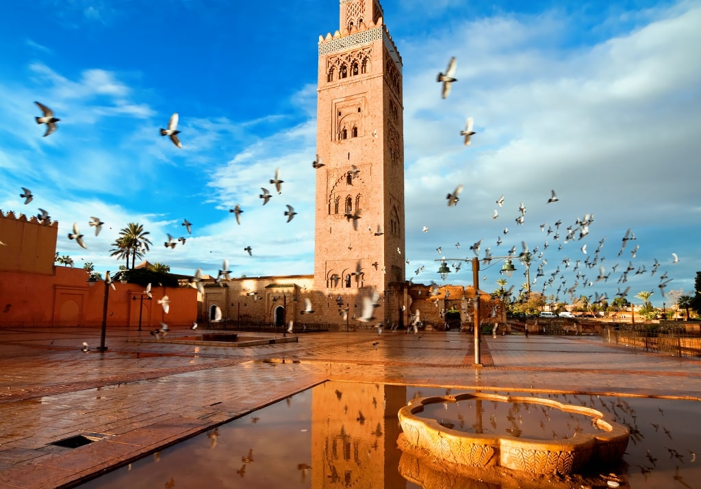 koutoubia moskee marrakech marokko Koutoubia moskee in Marrakech, Marokko