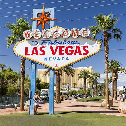 Welkomstbord van Las Vegas