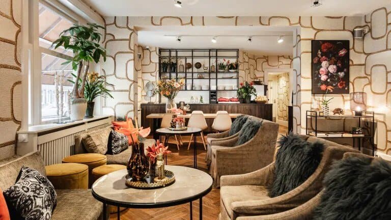 lounge the delphi amsterdam townhouse Lounge van The Delphi - Amsterdam Townhouse