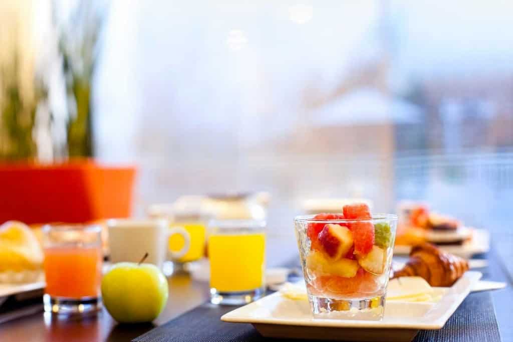 ontbijt novotel marne la vallee in parijs frankrijk Ontbijt van Novotel Marne La Vallée in Parijs, Frankrijk