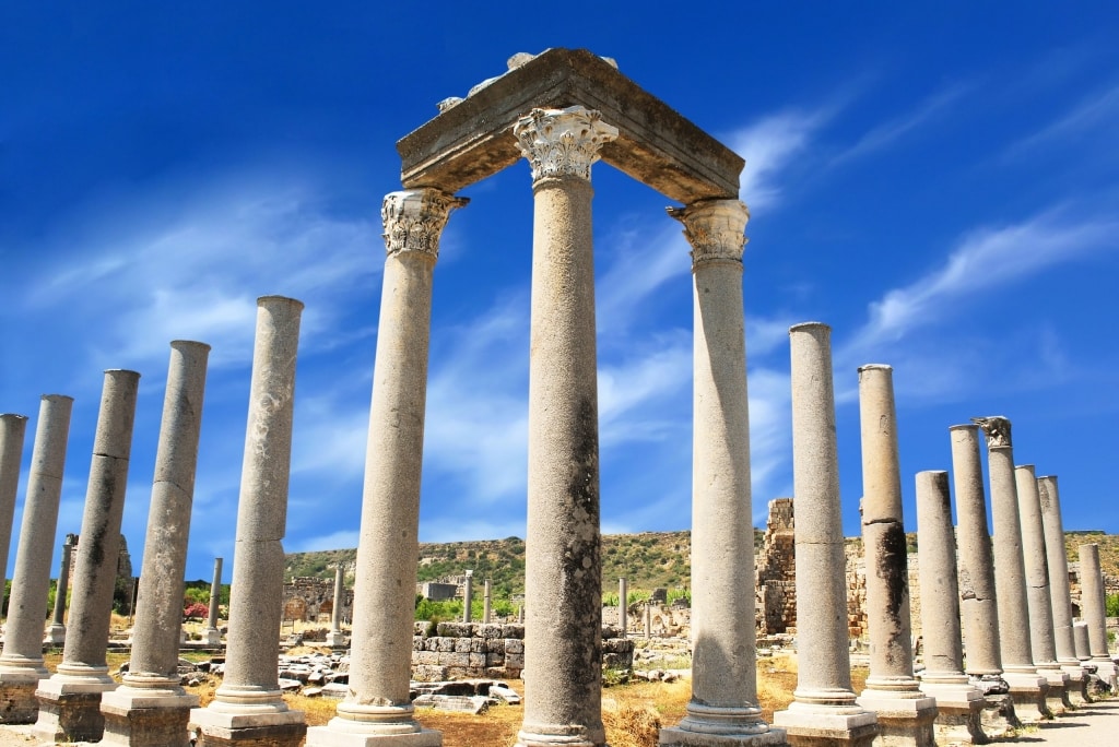 perge turkije Perge in Turkije