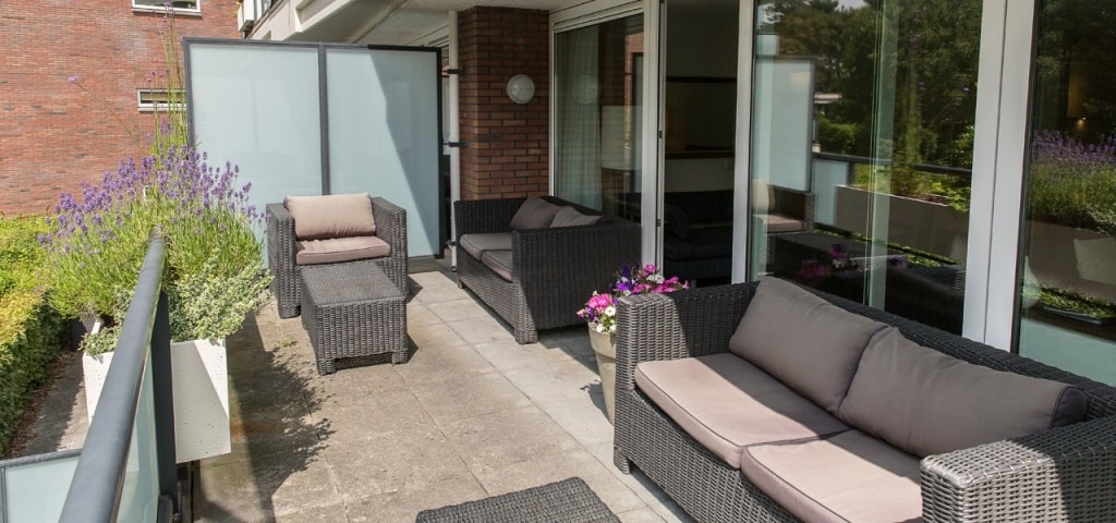 terras westcord residentie boschrijck op terschelling Terras van het appartement van WestCord Residentie Boschrijck op Terschelling