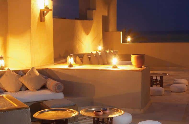 Zitplaatsen in Marina Lodge in Marsa Alam, Egypte