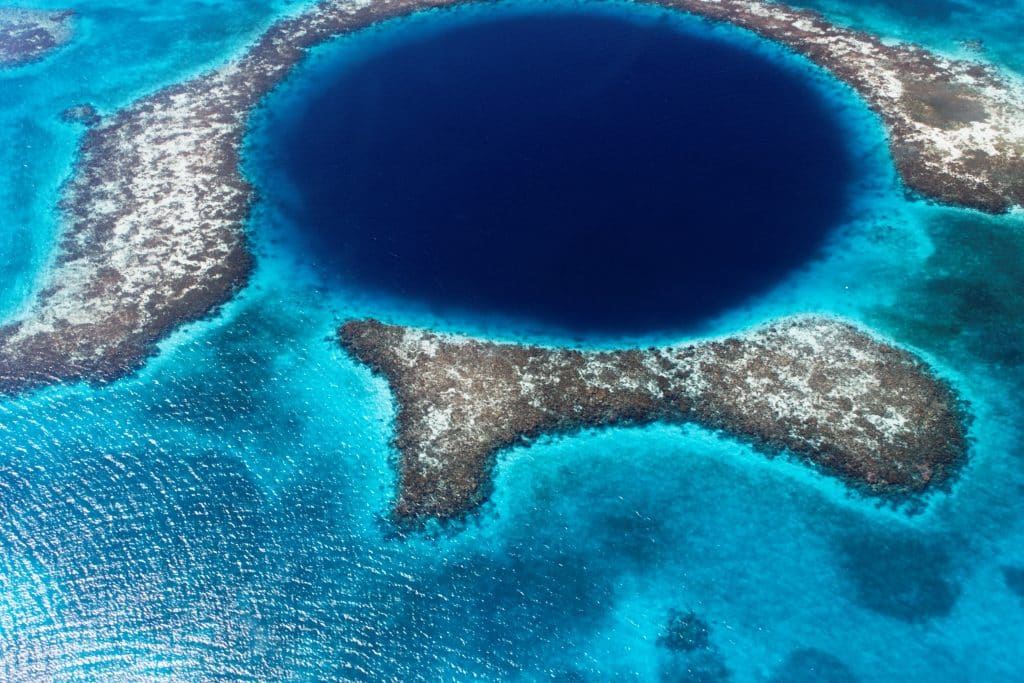 great blue hole in belize Great Blue Hole in Belize