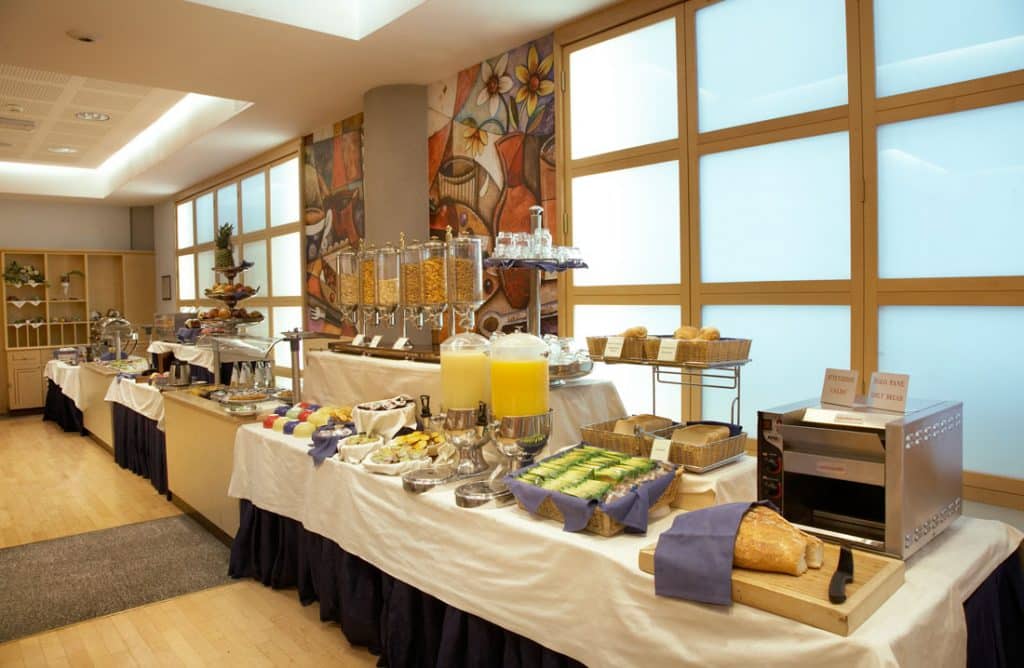 ontbijt hotel pacific fortino in turijn italie Ontbijt van Hotel Pacific Fortino in Turijn, Italië