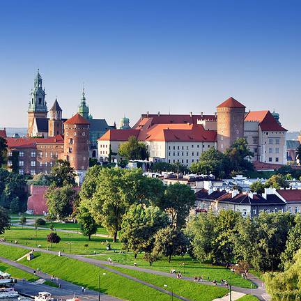 Oude stadscentrum van Krakau, Polen