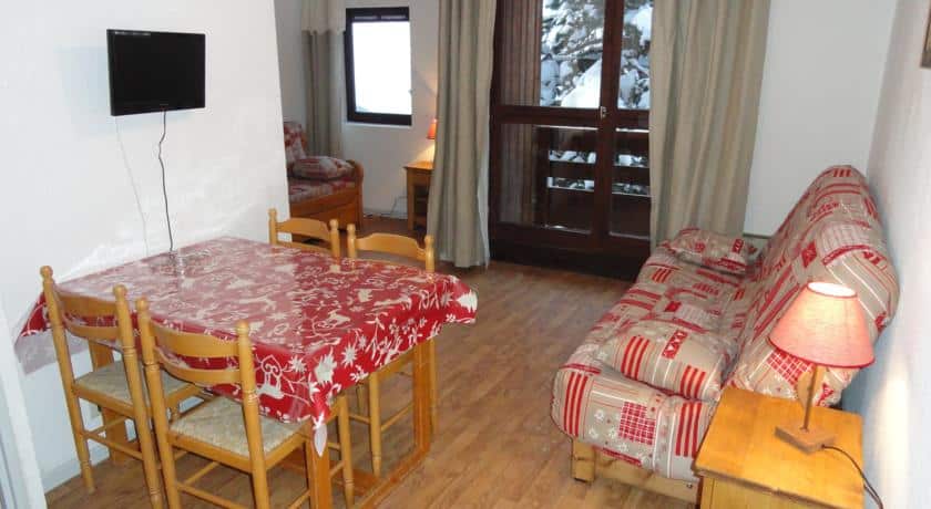 woonkamer residence la norma franse alpen frankrijk Woonkamer Résidence La Norma, Franse Alpen, Frankrijk