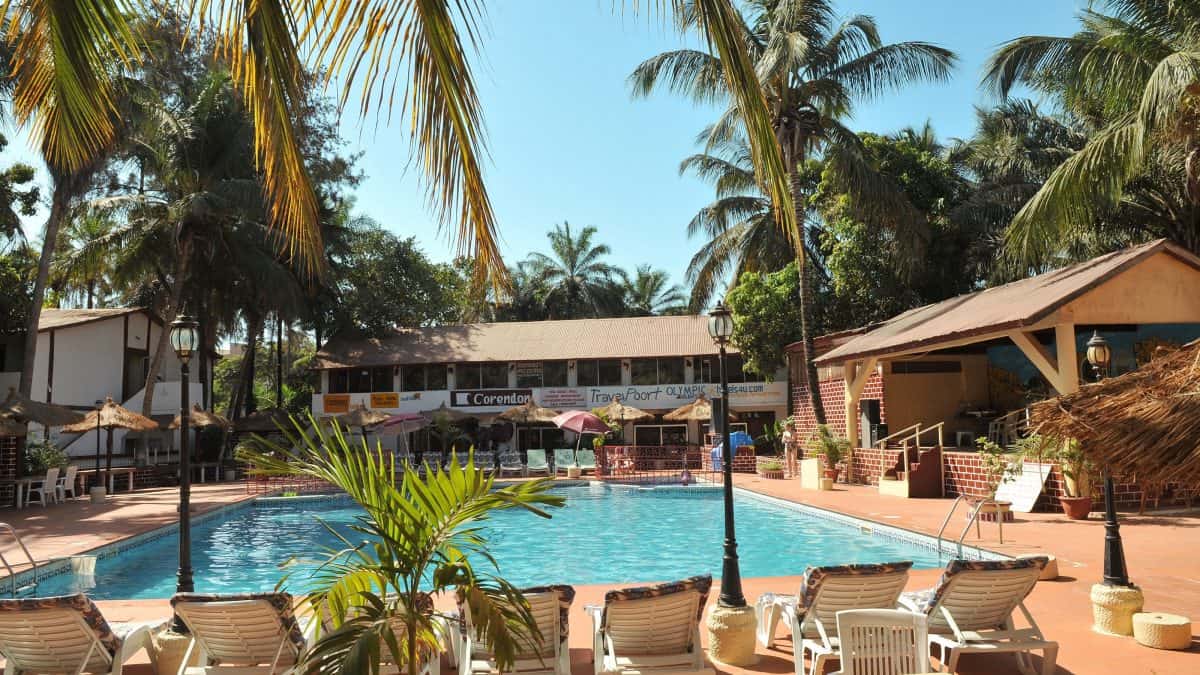 Zwembad van Hotel Badala Park in Kotu, Gambia