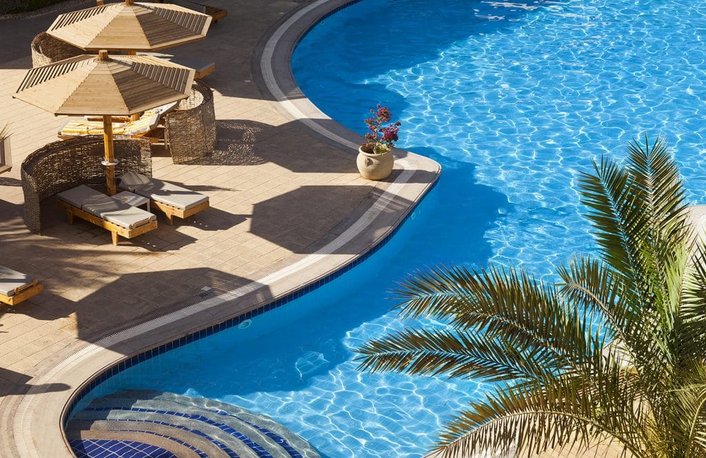 zwembad detail hotel the movie gate in hurghada egypte Zwembad van Hotel The Movie Gate in Hurghada, Egypte