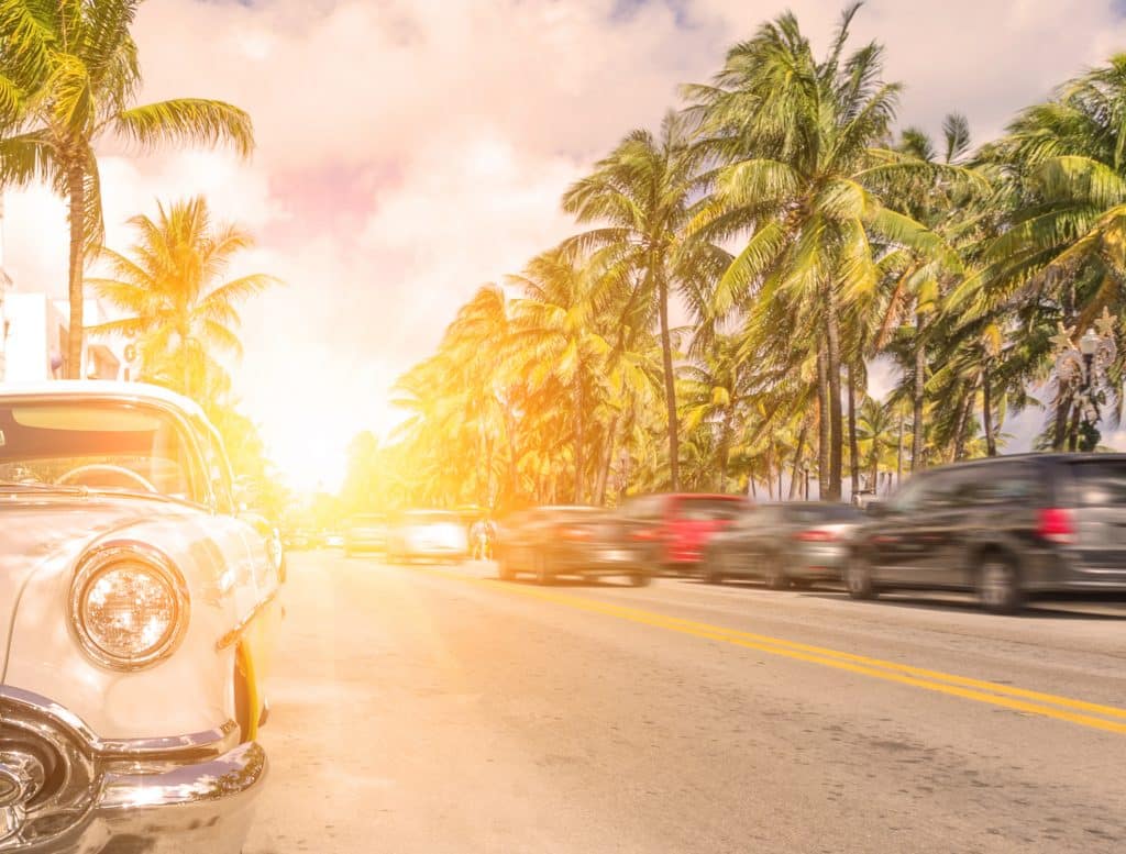 autos rijden in florida verenigde staten Auto's rijden in Florida, Verenigde Staten