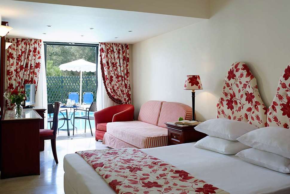 hotelkamer mitsis roda beach resort en spa in acharavi corfu Hotelkamer van Mitsis Roda Beach Resort & Spa in Acharavi, Corfu