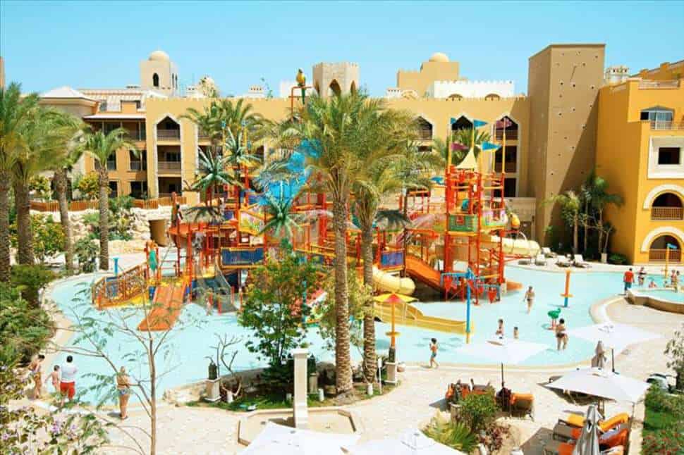 Kinderbad van Sunwing Waterworld Makadi in Hurghada, Egypte