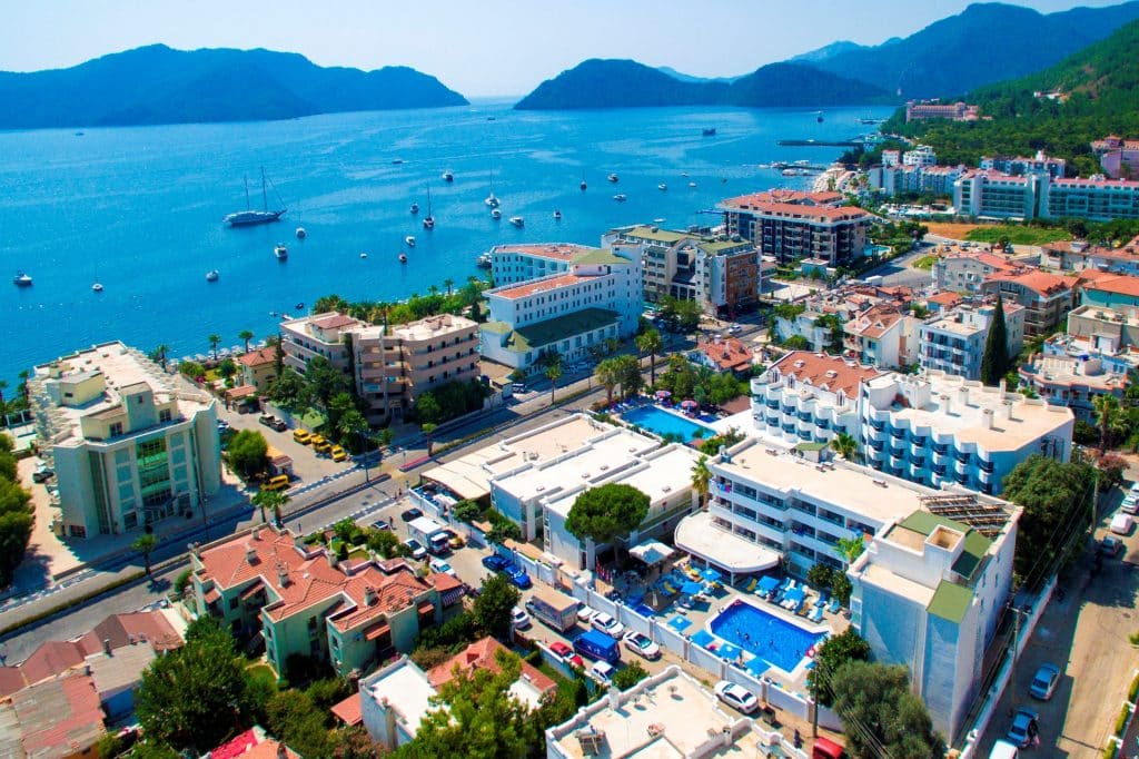 ligging banu hotel in marmaris turkije Ligging van Banu Hotel in Marmaris, Turkije