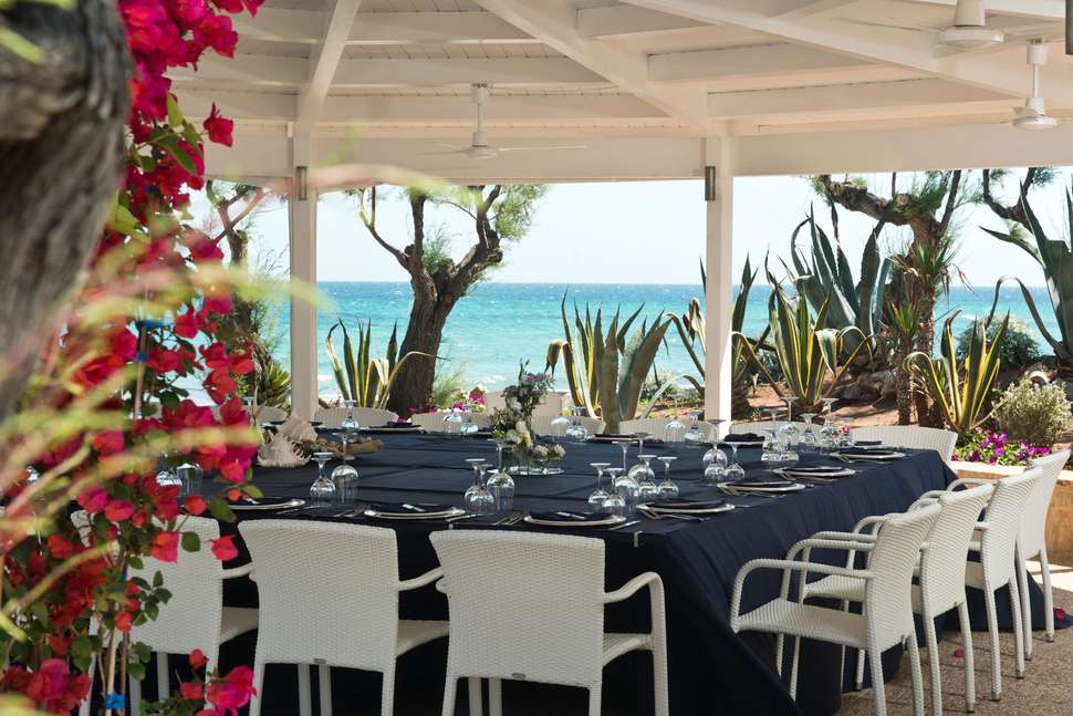 restaurant hotel del levante in torre canne italie Restaurant van Hotel Del Levante in Torre Canne, Italië