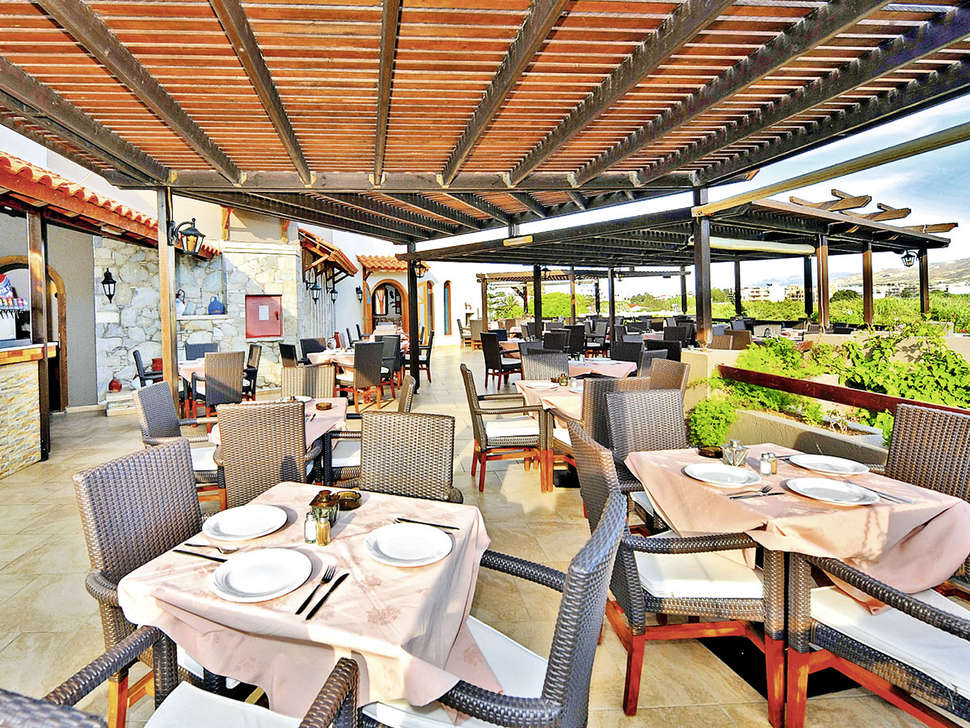 restaurant hotel gaia garden in lambi kos Restaurant van Hotel Gaia Garden in Lambi, Kos