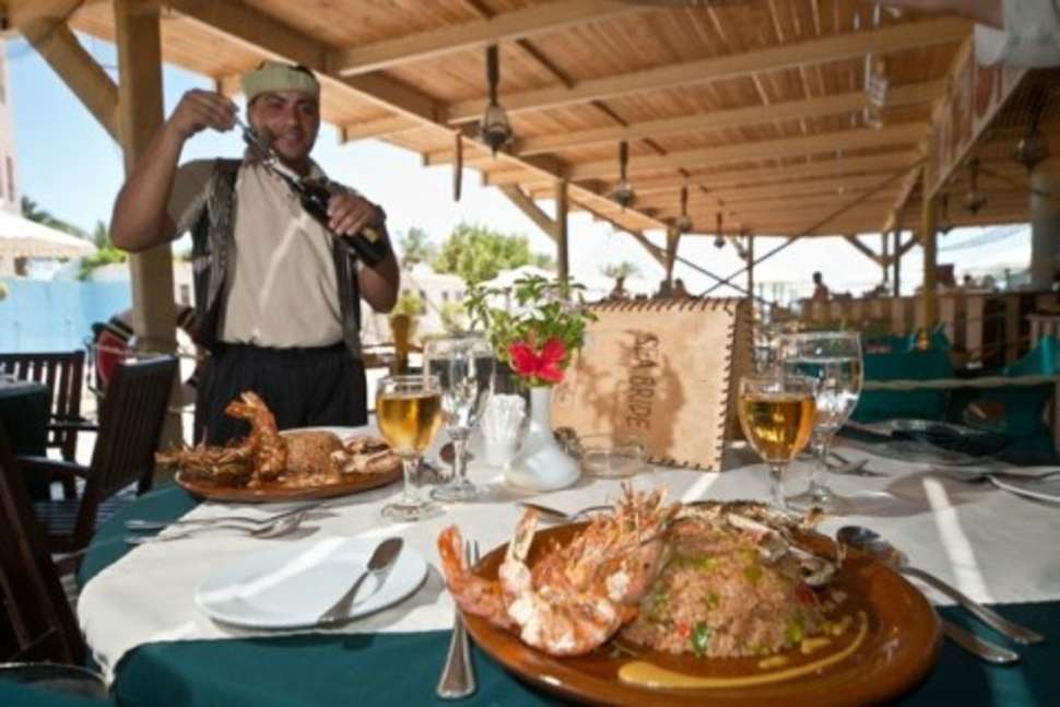 restaurant minamark beach resort in hurghada egypte Restaurant van Minamark Beach Resort in Hurghada, Egypte