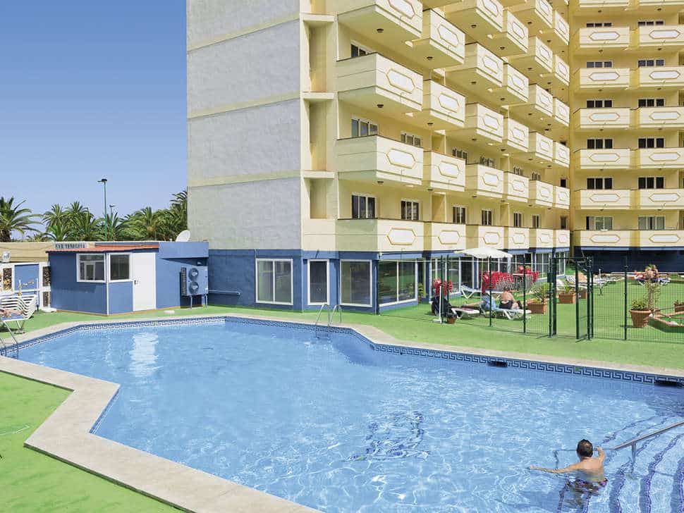 zwembad appartementen teneguia in puerto de la cruz tenerife Zwembad van Appartementen Teneguia in Puerto de la Cruz, Tenerife