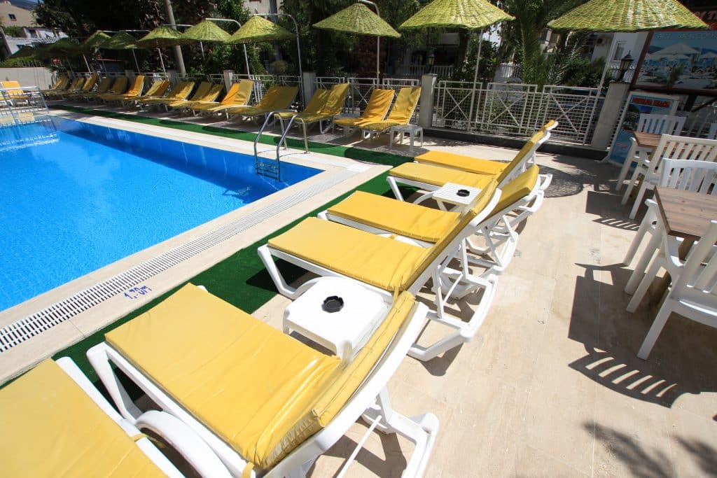 Zwembad van Myra Hotel in Marmaris, Turkije