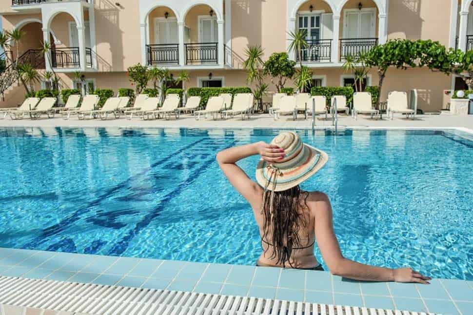 Zwembad van Zante Sun Hotel in Agios Sostis, Zakynthos