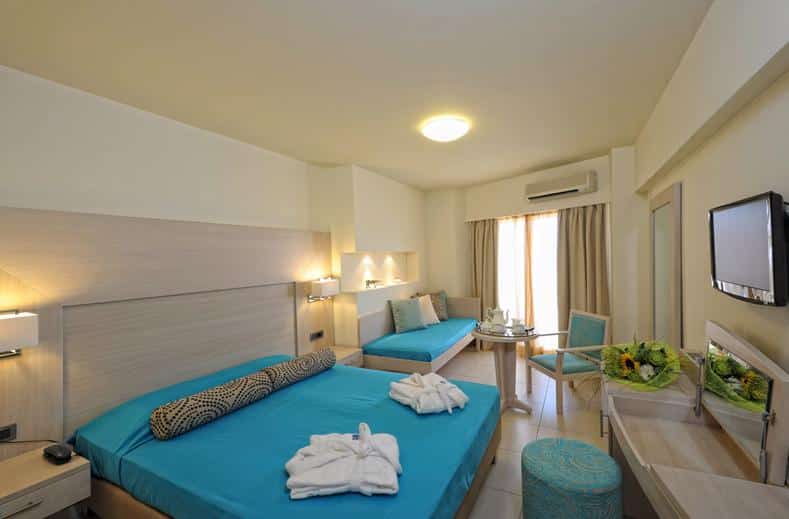 hotelkamer aphrodite beach club resort in gouves kreta Hotelkamer van Aphrodite Beach Club resort in Gouves, Kreta