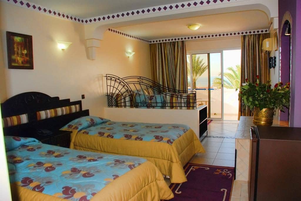 Hotelkamer van Hotel Club Almoggar Garden Beach in Agadir, Marokko