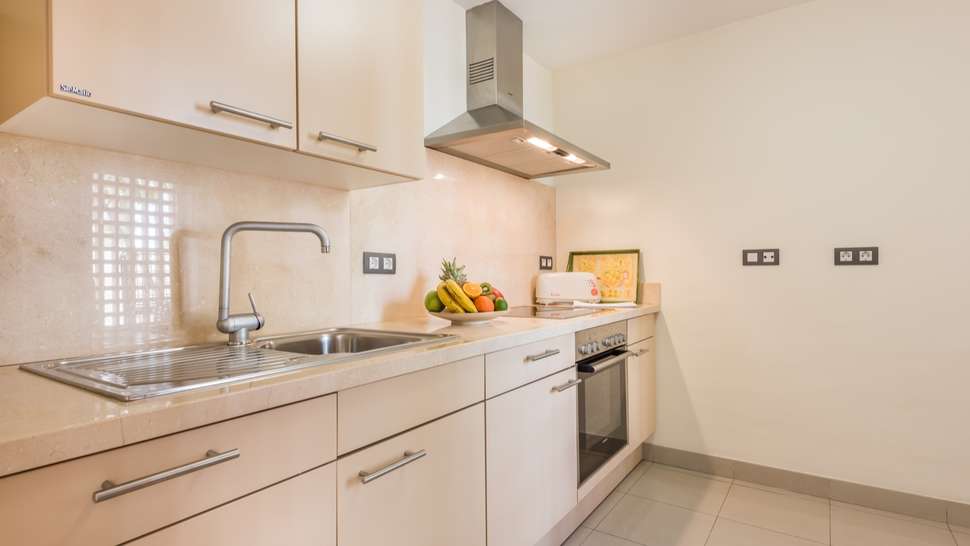 keuken appartement cortijo del mar resort in estepona costa del sol spanje Keuken van appartement in Cortijo del Mar Resort in Estepona, Costa del Sol, Spanje