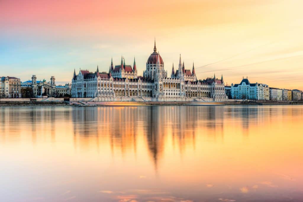 Hongaars parlement in Boedapest, Hongarije