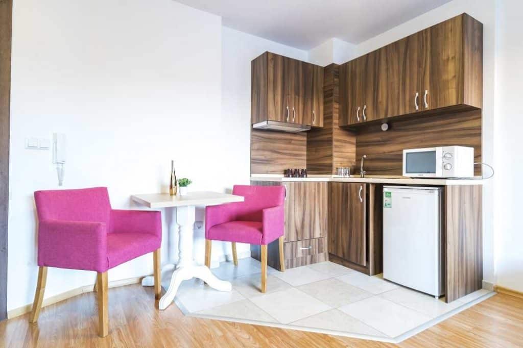 Keuken Admiral Plaza in Sunny Beach Bulgarije Keuken in een appartement van Admiral Plaza in Sunny Beach, Bulgarije