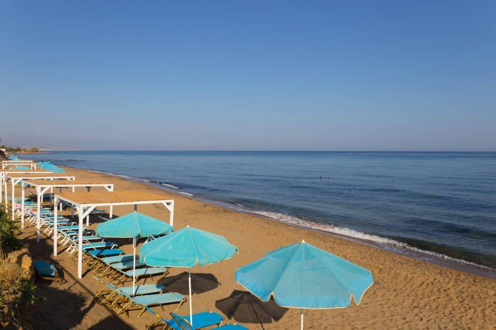 Strand rethymno mare rethymno kreta Strand Rethymno Mare in Rethymno, Kreta