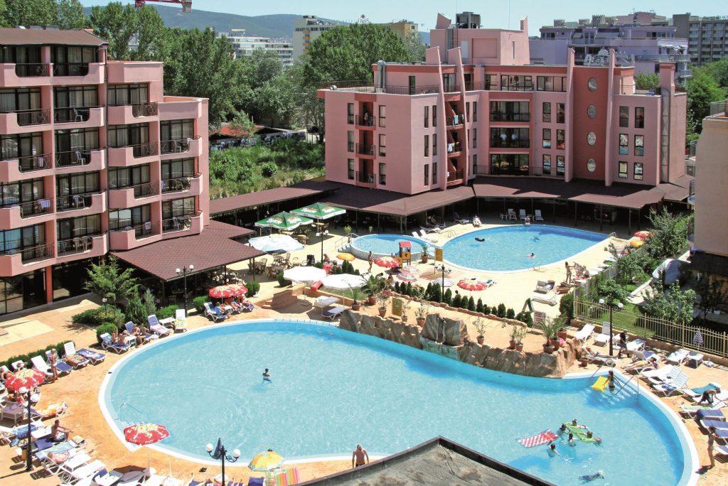 Zwembaden izola paradise sunny beach bulgarije Zwembaden van hotel Izola Paradise in Sunny Beach, Bulgarije