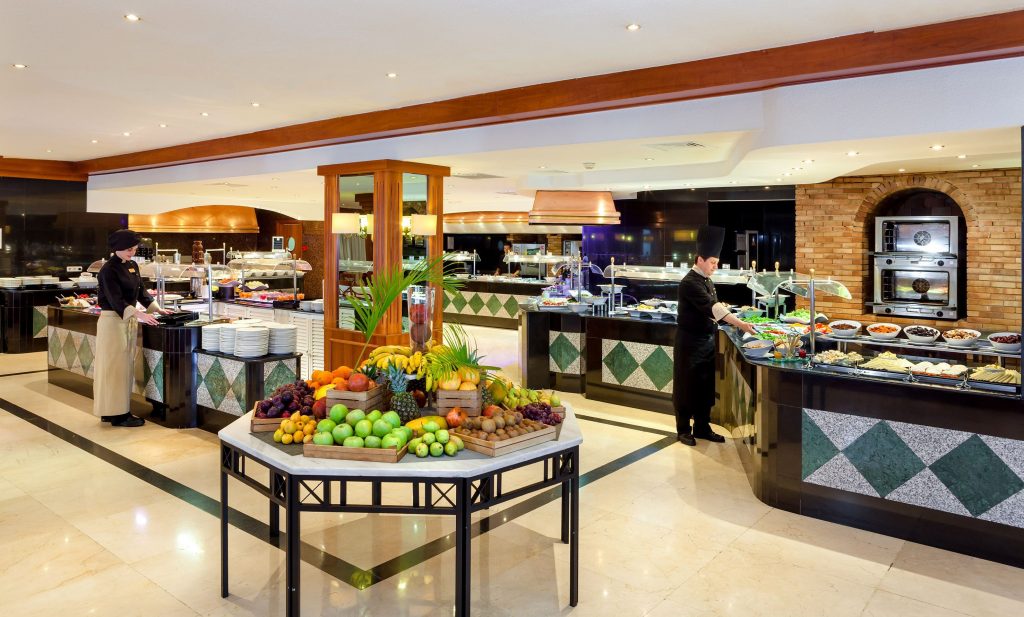 buffetrestaurant hotel melia tamarindos in san agustin gran canaria Buffetrestaurant van Hotel Melia Tamarindos in San Agustin, Gran Canaria