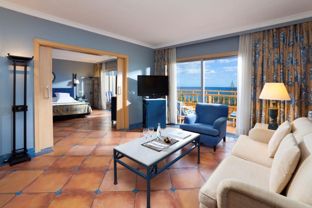 hotelkamer hotel melia tamarindos in san agustin gran canaria Hotelkamer van Hotel Melia Tamarindos in San Agustin, Gran Canaria