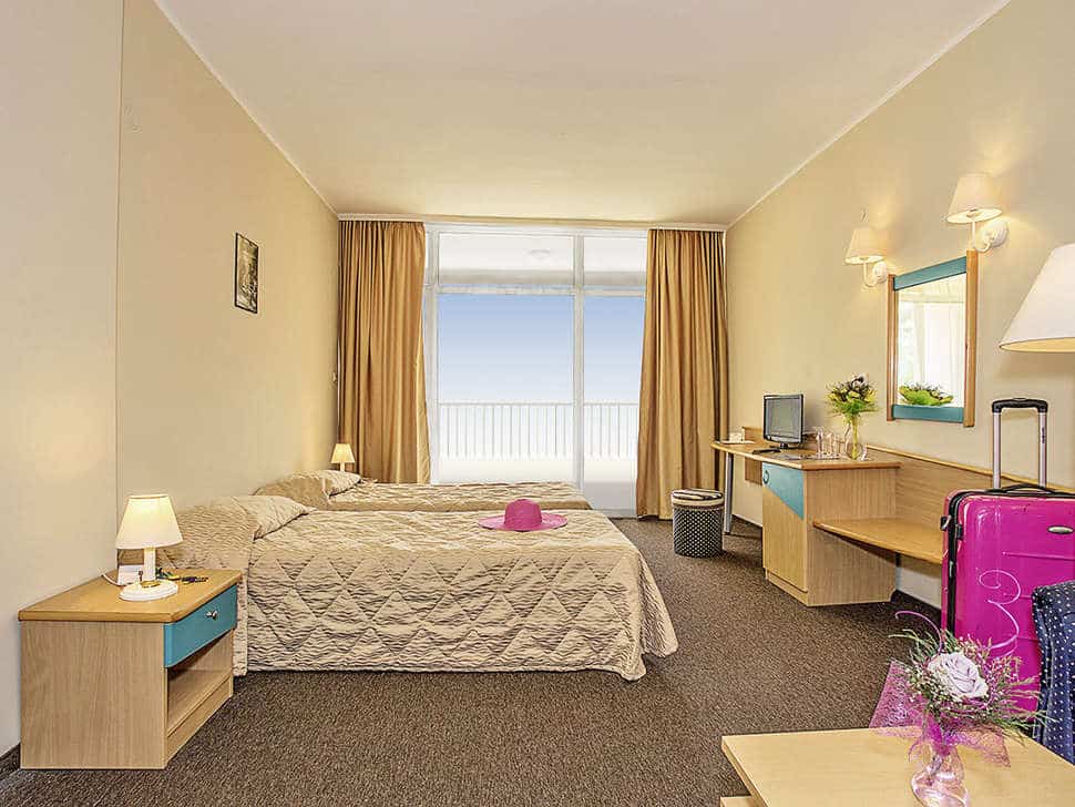 hotelkamer laguna park hotel sunny beach bulgarije Hotelkamer van Laguna Park Hotel in Sunny Beach, Bulgarije