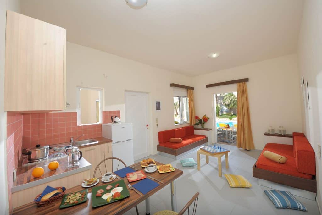 hotelkamer meropi aparthotel malia kreta appartement van Meropi Aparthotel in Malia, Kreta